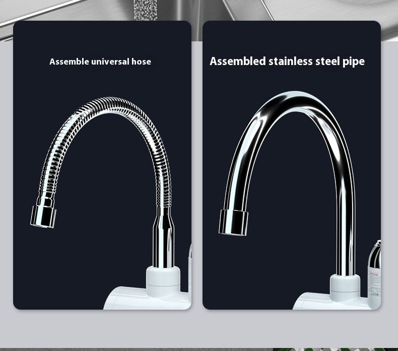 Stainless Steel LED Digital Display Instant Heating Electric Water Heater Faucet Tap, Geyser